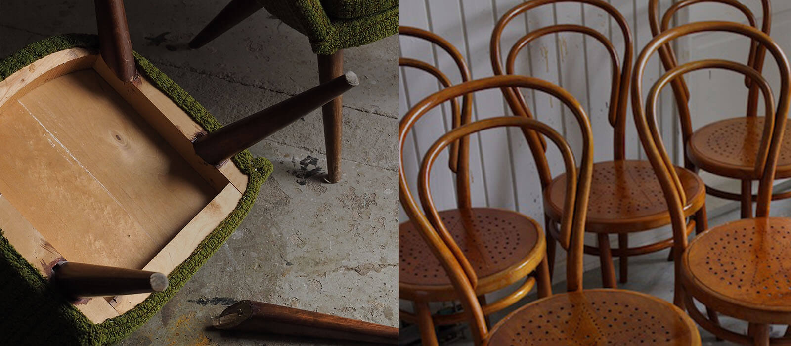 Sanna Laurila ja Eva Jägerholm-Brunberg ovat kunnostaneet vuosia huonekaluja aina 1700-luvun antiikkiaareista tuoreempiin IKEA-löytöihin.
