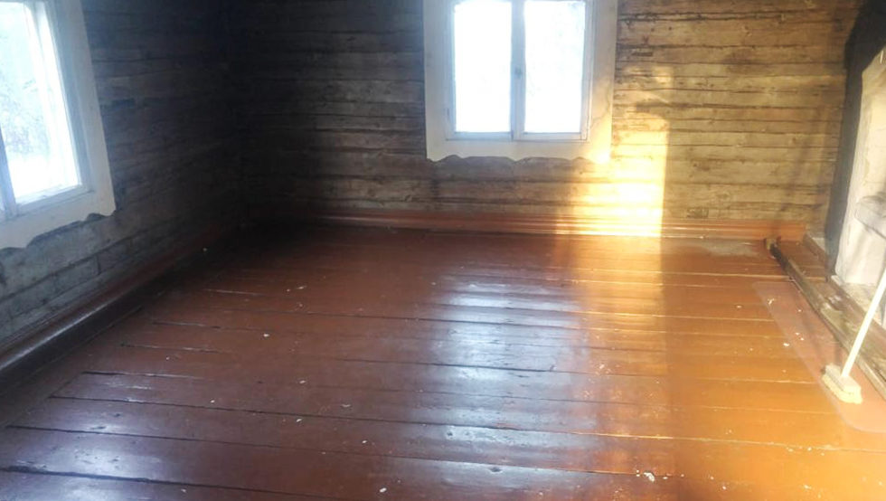 Vanhoihin rakennuksiin liittyy usein paljon korjattavaa, ja Kaurilan Saunan kohdalla haasteena olivat kylmät lattia.